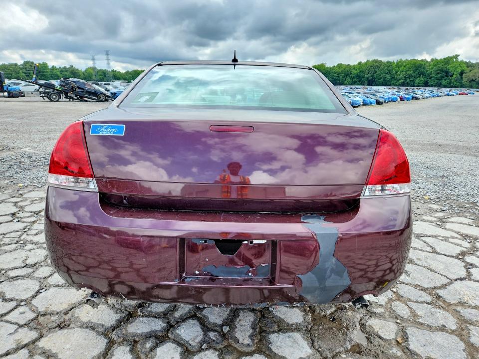2012 Chevrolet Impala VIN 2G1WG5E37C1321587 COPART salvage auction — FRONT END, Tn - Salvage Certificate, sold $400 on 2026-07-09 (photo 6)