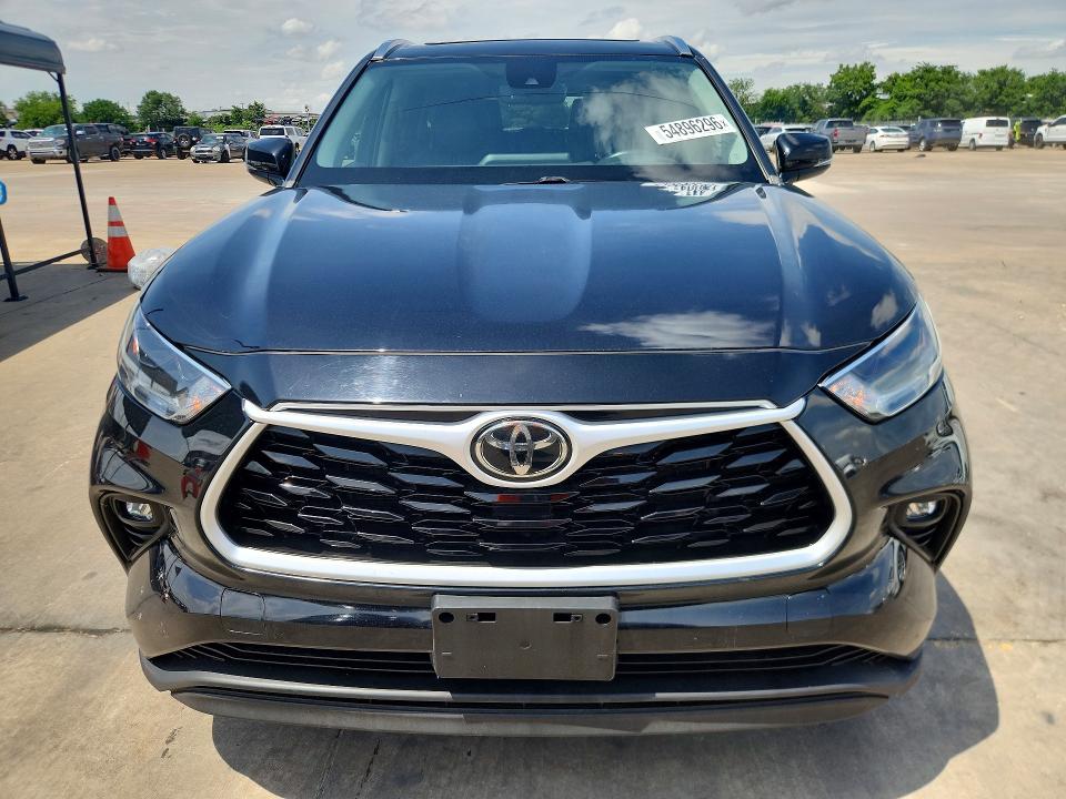 2021 Toyota Highlander VIN 5TDGZRBHXMS120399 COPART salvage auction — Hail, TX - CERTIFICATE OF TITLE, sold $21,500 on 2026-07-08 (photo 5)