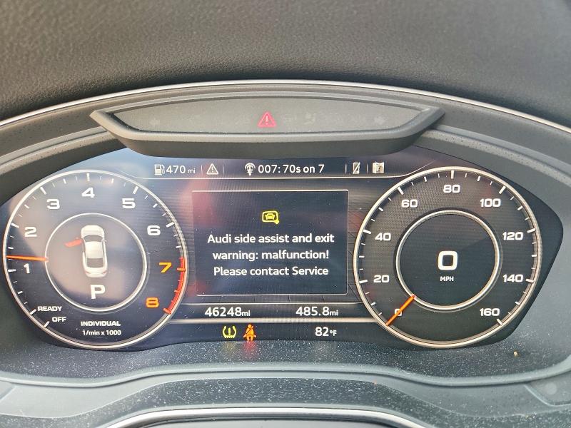2018 Audi A5 VIN WAUTNAF56JA039398 COPART salvage auction — FRONT END, Al - Cert Of Title-Salvage Title, sold $250 on 2026-07-21 (photo 9)