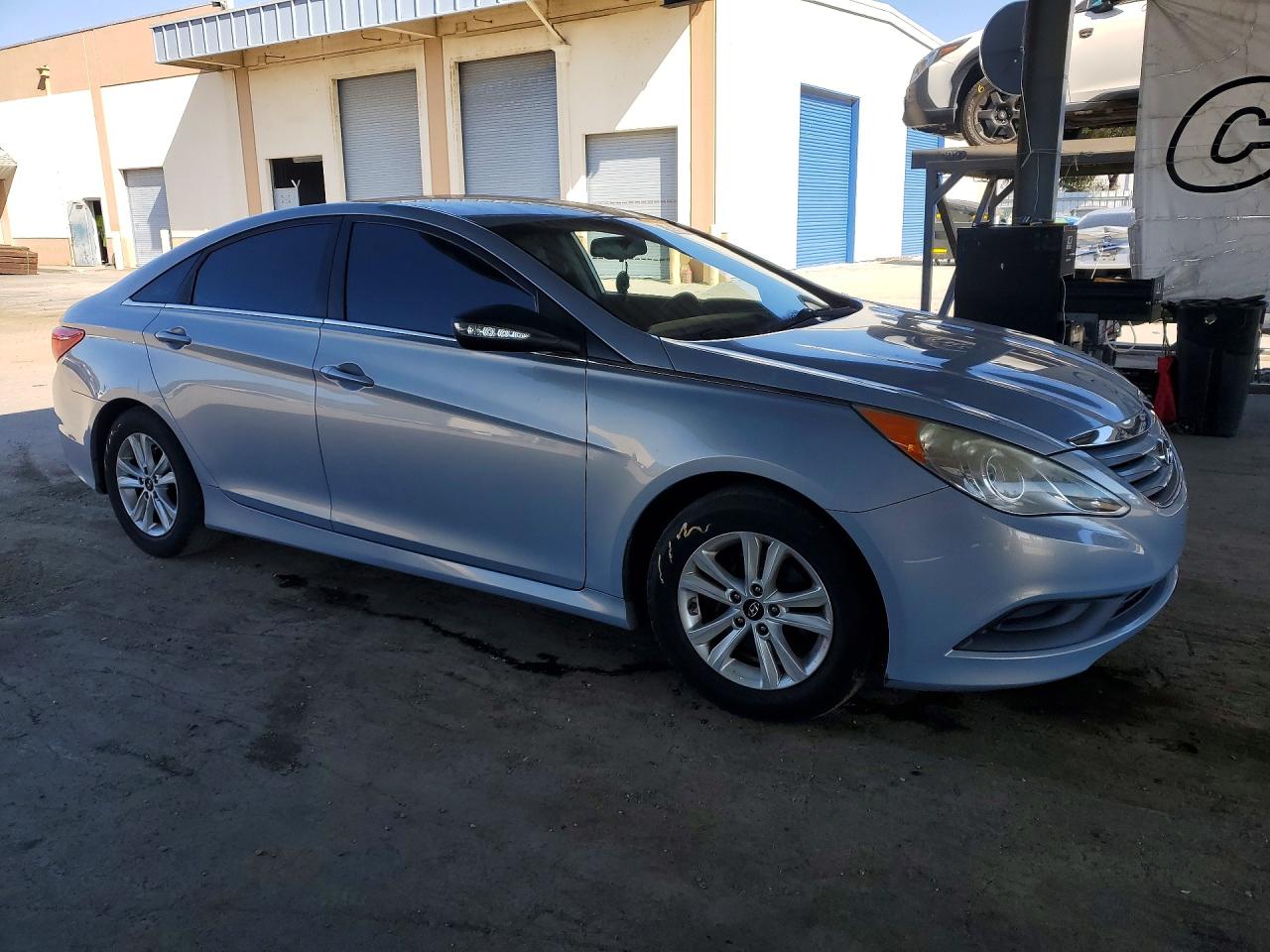 2014 Hyundai Sonata VIN 5NPEB4AC1EH906961 COPART salvage auction — Front End, CA - CERTIFICATE OF TITLE, sold $1,150 on 2026-07-09 (photo 4)