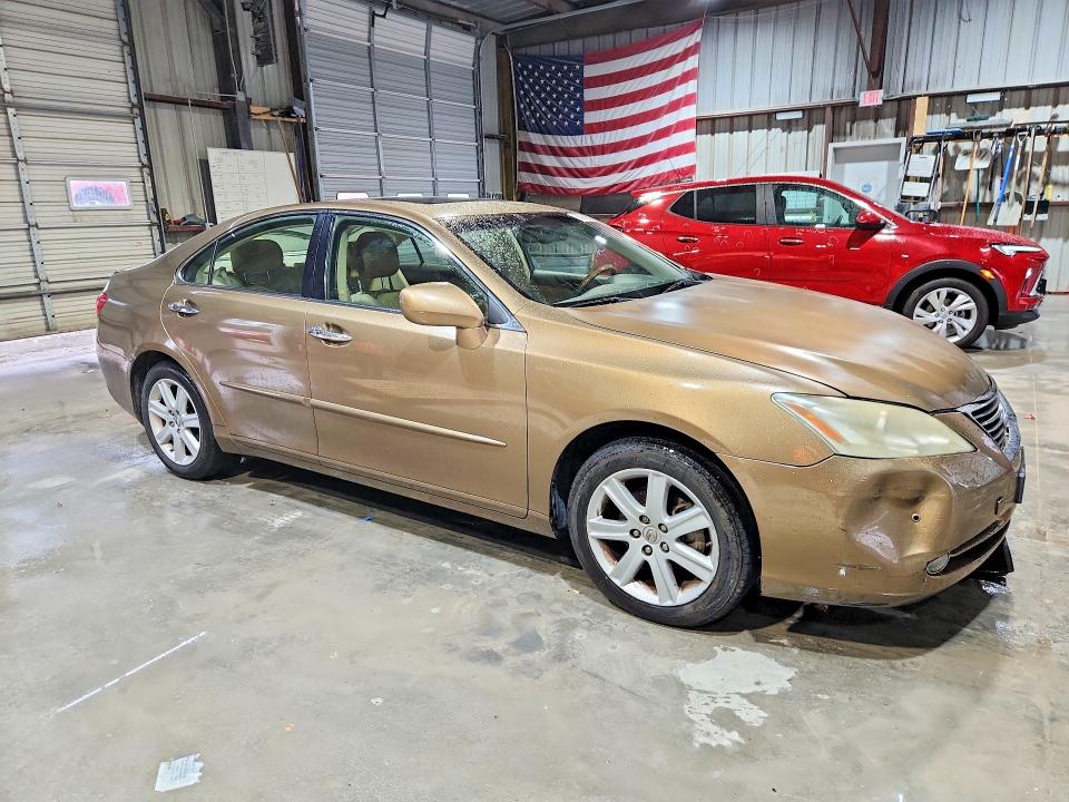 2007 Lexus ES VIN JTHBJ46GX72124615 COPART salvage auction — FRONT END, Mo - Salvage Certificate Of Title, sold $350 on 2026-07-28 (photo 4)