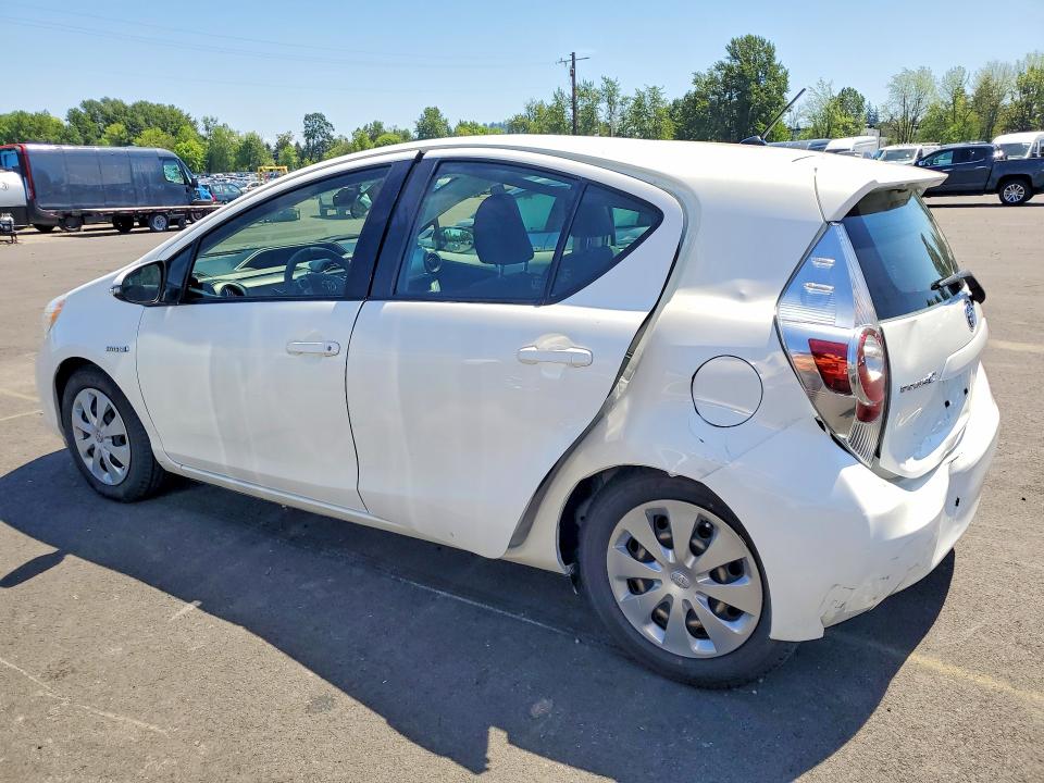2012 Toyota VIN JTDKDTB3XC1503975 COPART salvage auction — REAR END, Or - Salvage Title Certificate, sold $2,750 on 2026-07-06 (photo 2)