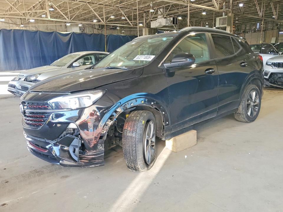 2022 Buick Encore VIN KL4MMESL0NB024055 COPART salvage auction — FRONT END, Mi - Certificate Of Title, sold $4,100 on 2026-07-21 (photo 1)