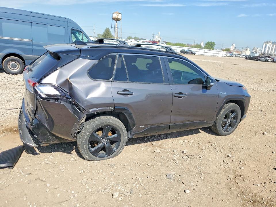 2019 Toyota VIN JTMEWRFV5KJ010581 COPART salvage auction — REAR END, IL - SALVAGE CERTIFICATE, sold $9,000 on 2026-07-24 (photo 3)