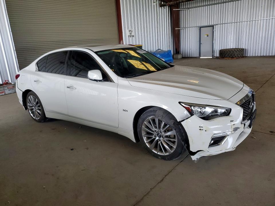 2018 Infiniti Q50 VIN JN1EV7AP7JM350623 COPART salvage auction — FRONT END, CA - SALVAGE CERTIFICATE, sold $2,550 on 2026-07-23 (photo 4)