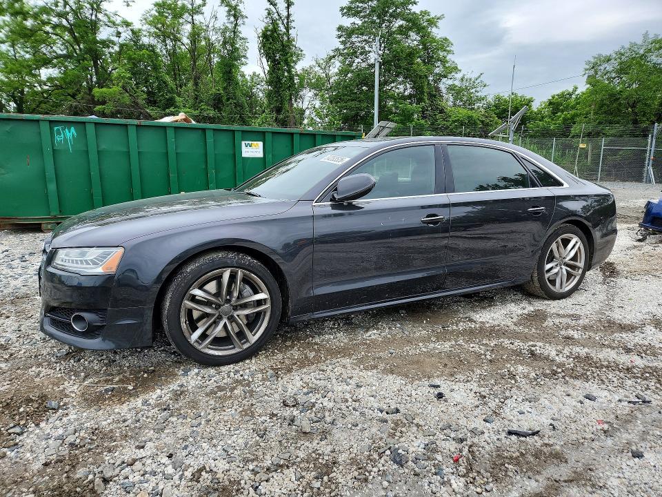 2016 Audi A8 VIN WAU43AFD6GN010115 COPART salvage auction — SIDE, Md - Cert Of Salvage > 75% Damage, sold $3,150 on 2026-07-19 (photo 1)