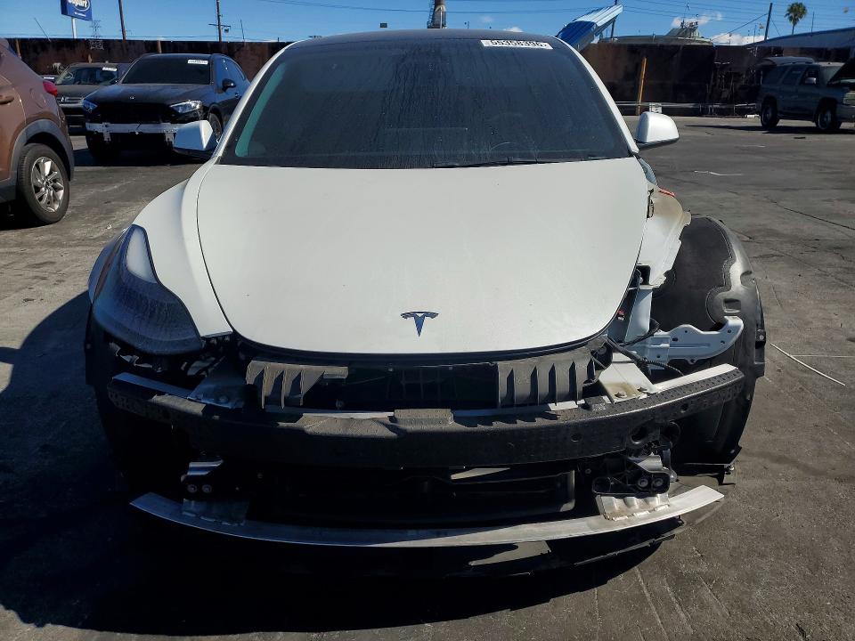 2023 Tesla Model 3 VIN 5YJ3E1EA3PF504298 COPART salvage auction — FRONT END, Ca - Salvage Certificate, sold $8,800 on 2026-07-10 (photo 5)
