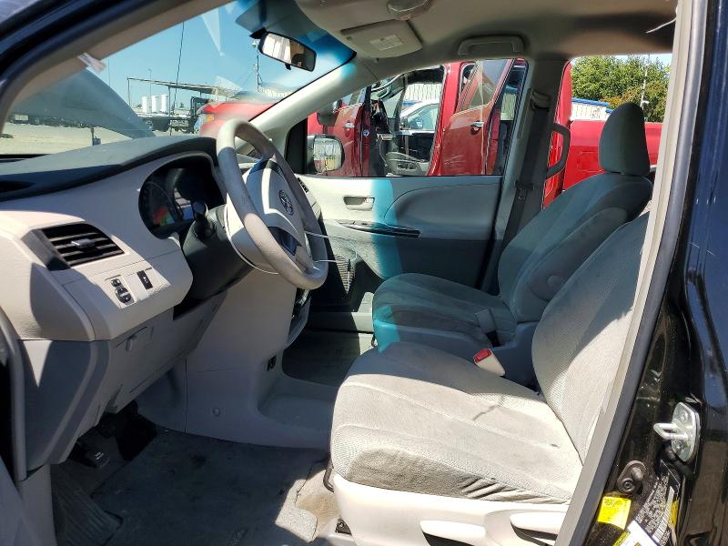 2012 Toyota Sienna VIN 5TDZK3DC3CS199988 COPART salvage auction — SIDE, Ca - Salvage Certificate, sold $2,250 on 2026-07-07 (photo 7)