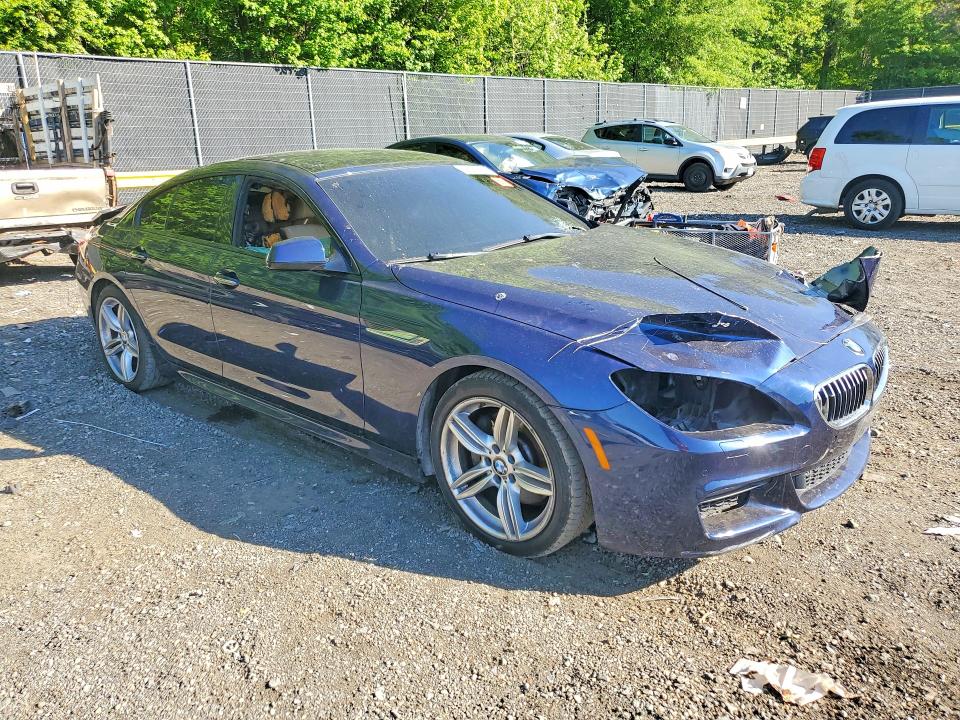 2015 BMW 6 series VIN WBA6B8C50FD453768 COPART salvage auction — BURN, Md - Cert Of Salvage > 75% Damage, sold $1,750 on 2026-07-10 (photo 4)