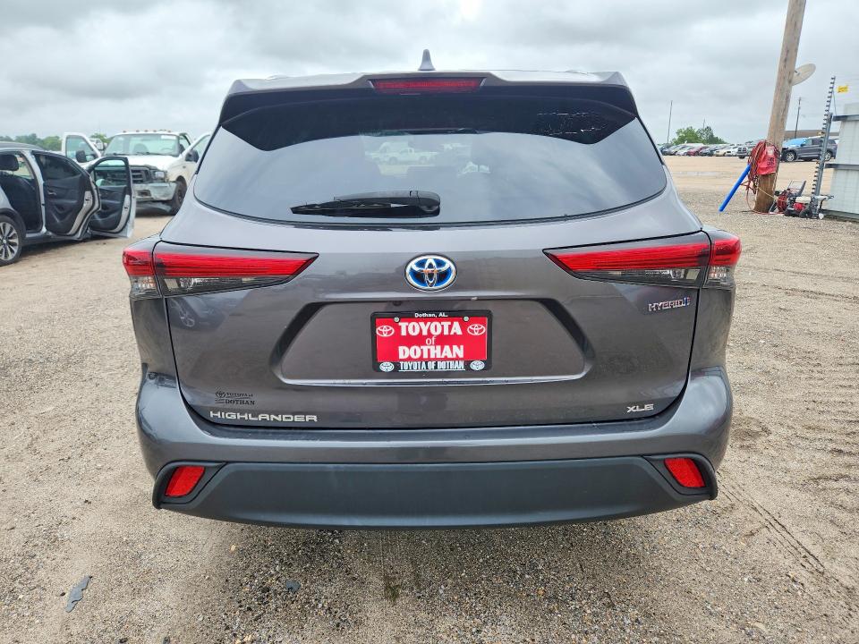 2020 Toyota Highlander VIN 5TDGARAH6LS502842 COPART salvage auction — FRONT END, Al - Cert Of Title-Salvage Title, sold $7,700 on 2026-07-30 (photo 6)
