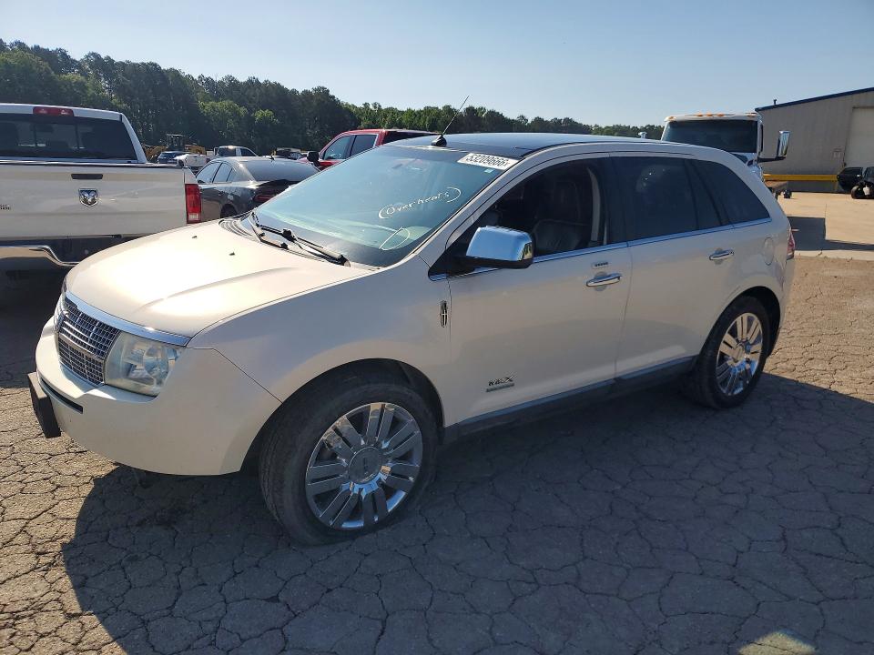 2008 Lincoln Mkx VIN 2LMDU88C88BJ15216 COPART salvage auction — UNDERCARRIAGE, Ms - Cert Of Title-Salvaged, sold $500 on 2026-07-10 (photo 1)