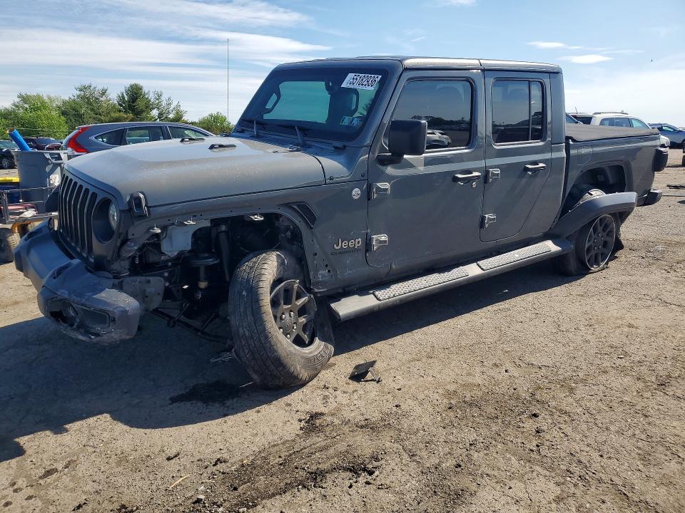 2020 Jeep Gladiator VIN 1C6HJTFG2LL146657 COPART salvage auction — FRONT END, Pa - Certificate Of Salvage, sold $12,500 on 2026-07-31 (photo 1)