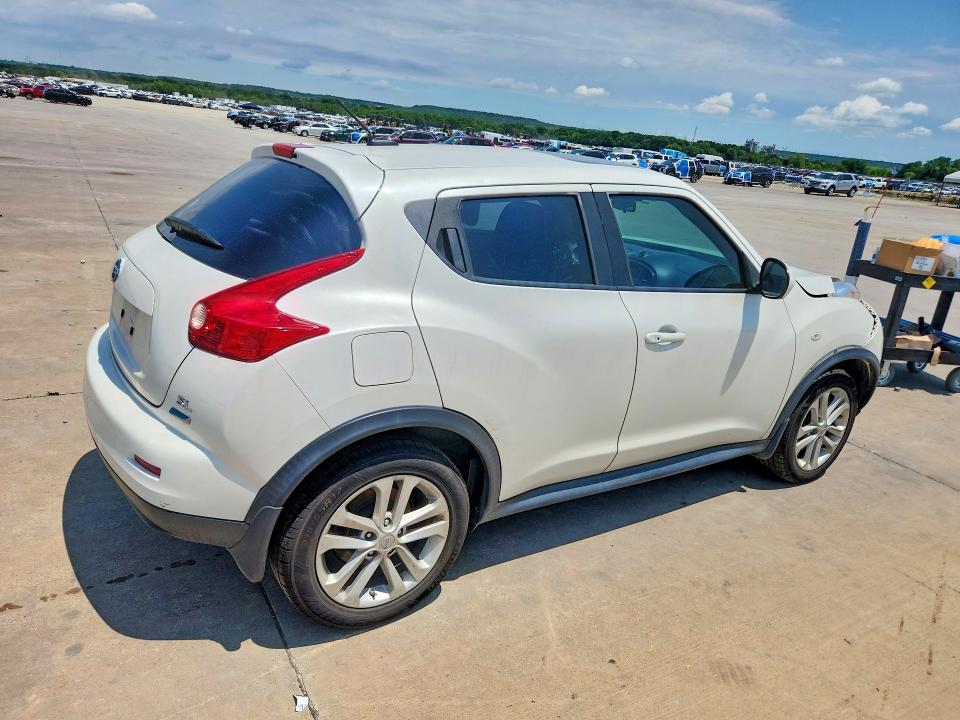 2013 Nissan Juke VIN JN8AF5MR2DT218703 COPART salvage auction — FRONT END, Tx - Salvage Vehicle Title, sold $175 on 2026-07-16 (photo 3)