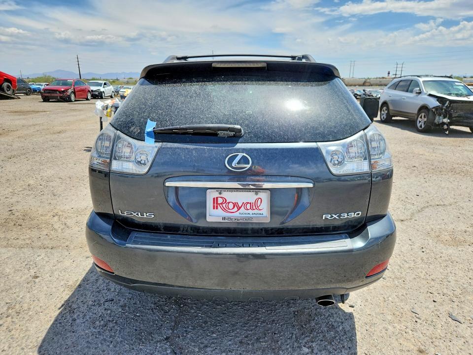 2006 Lexus Rx VIN 2T2HA31UX6C093073 COPART salvage auction — MECHANICAL, Az - Cert Of Title - Salvage, sold $875 on 2026-07-10 (photo 6)