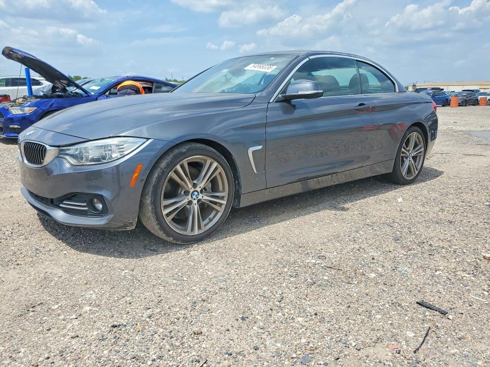 2016 BMW 4er VIN WBA3T3C56G5A41839 COPART salvage auction — HAIL, Tx - Certificate Of Title, sold $7,500 on 2026-07-20 (photo 1)