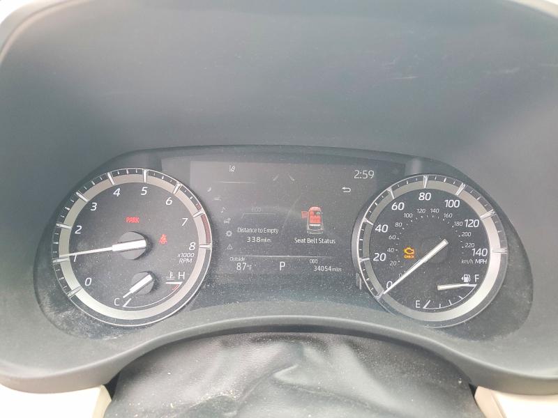 2021 Toyota Highlander VIN 5TDGZRAH9MS043851 COPART salvage auction — FRONT END, Tx - Certificate Of Title, sold $17,700 on 2026-07-07 (photo 9)