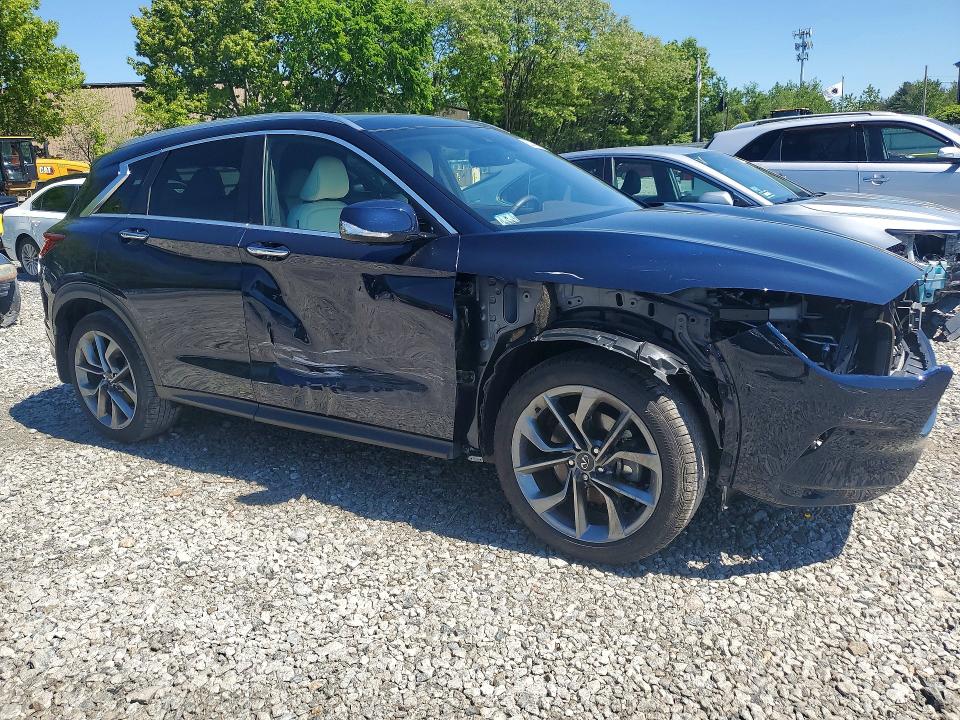 2021 Infiniti Qx50 VIN 3PCAJ5DB8MF119383 COPART salvage auction — FRONT END, MA - CERT OF TITLE-SALVAGE, sold $9,500 on 2026-07-16 (photo 4)