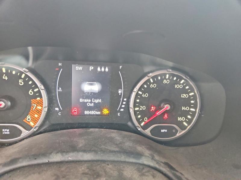 2019 Jeep Renegade VIN ZACNJABB9KPK59779 COPART salvage auction — FRONT END, Tx - Salvage Vehicle Title, sold $850 on 2026-07-09 (photo 9)