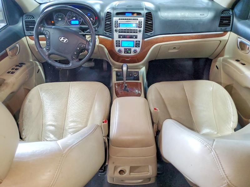 2008 Hyundai Santa fe VIN 5NMSH73E88H195925 COPART salvage auction — REAR END, Mn - Cert Of Title-Prior Salvage, sold $525 on 2026-07-09 (photo 8)
