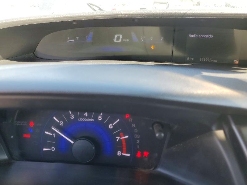 2013 Honda VIN 19XFB2F55DE090813 COPART salvage auction — FRONT END, Ca - Salvage Certificate, sold $1,200 on 2026-07-02 (photo 9)