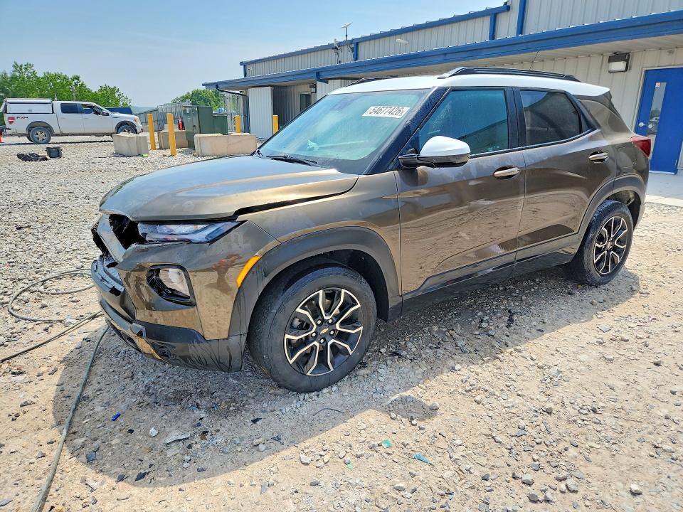 2022 Chevrolet Trailblazer VIN KL79MVSL9NB081542 COPART salvage auction — FRONT END, Mi - Cert Of Title-Salvage Vehicle, sold $225 on 2026-07-30 (photo 1)