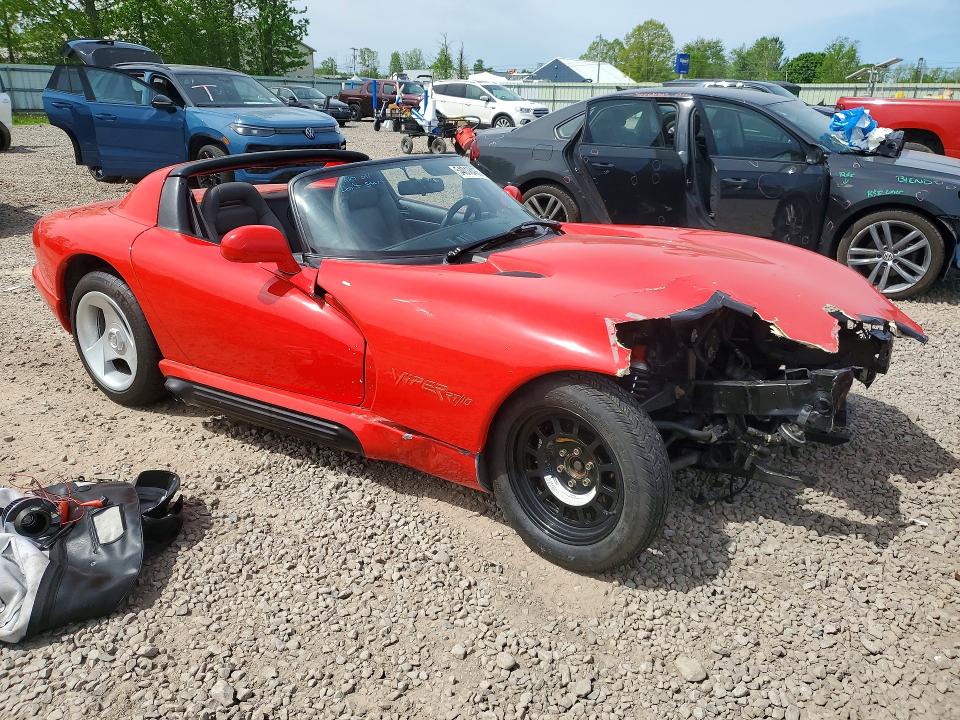 1993 Dodge Viper VIN 1B3BR65E6PV200269 COPART salvage auction — FRONT END, Ny - Certificate Of Title, sold $15,200 on 2026-07-06 (photo 4)
