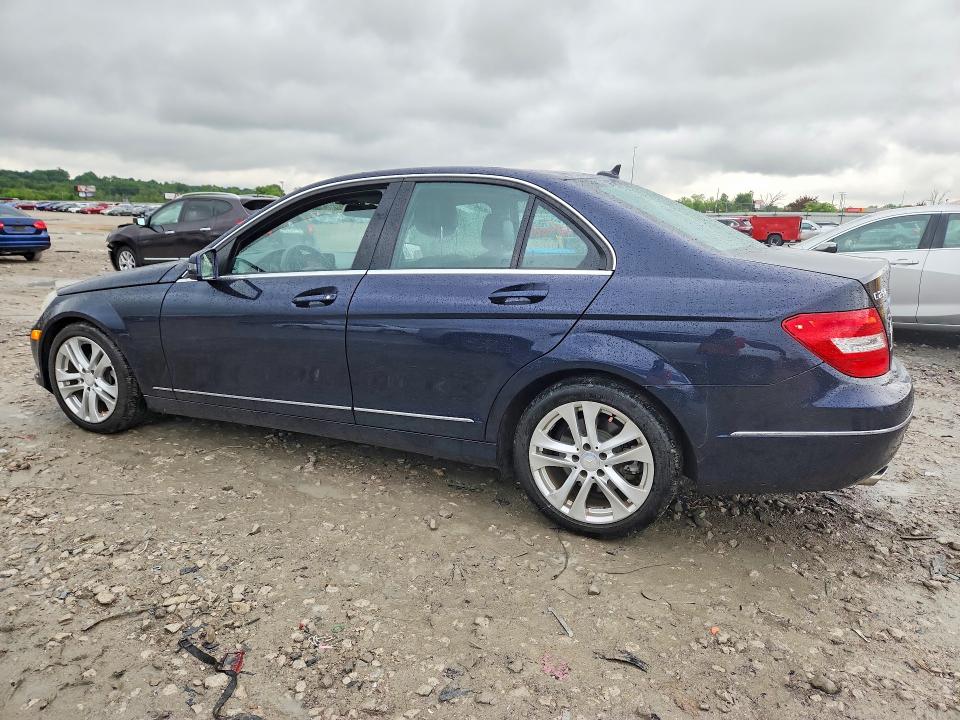 2013 Mercedes-benz C-klasse VIN WDDGF4HBXDR275425 COPART salvage auction — SIDE, Il - Salvage Certificate, sold $1,700 on 2026-07-08 (photo 2)