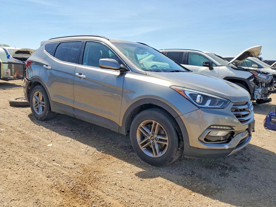 2017 Hyundai VIN 5NMZU3LB8HH002133 COPART salvage auction — REAR END, Il - Salvage Certificate, sold $3,100 on 2026-07-09 (photo 4)
