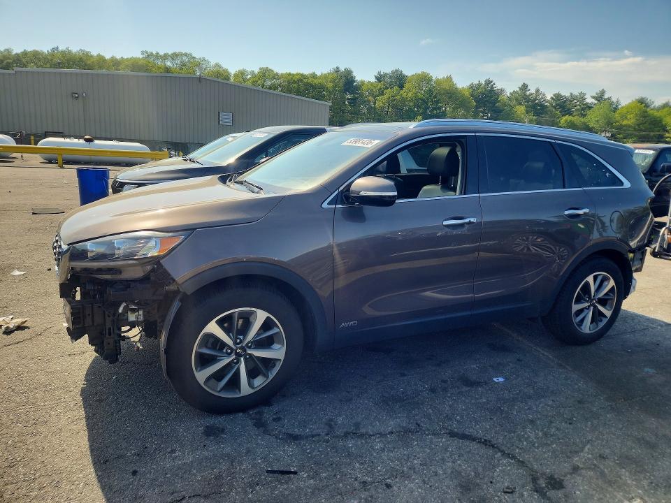 2019 Kia Sorento VIN 5XYPHDA59KG499628 COPART salvage auction — REAR END, Ri - Salvage Certificate Of Title, sold $4,150 on 2026-07-09 (photo 1)