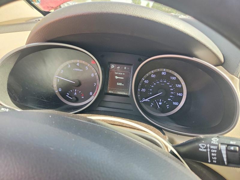 2018 Hyundai Santa fe VIN 5XYZTDLB5JG552947 COPART salvage auction — FRONT END, AL - CERT OF TITLE-SALVAGE TITLE, sold $1,750 on 2026-07-29 (photo 9)