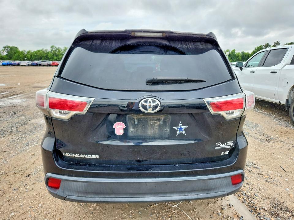 2015 Toyota VIN 5TDZARFH6FS015596 COPART salvage auction — FRONT END, Tx - Salvage Vehicle Title, sold $5,600 on 2026-07-10 (photo 6)