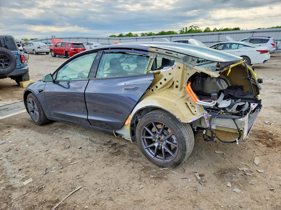 2023 Tesla VIN 5YJ3E1EA3PF711175 COPART salvage auction — REAR END, Va - Cert Of Title - Salvage, sold $7,000 on 2026-07-22 (photo 2)