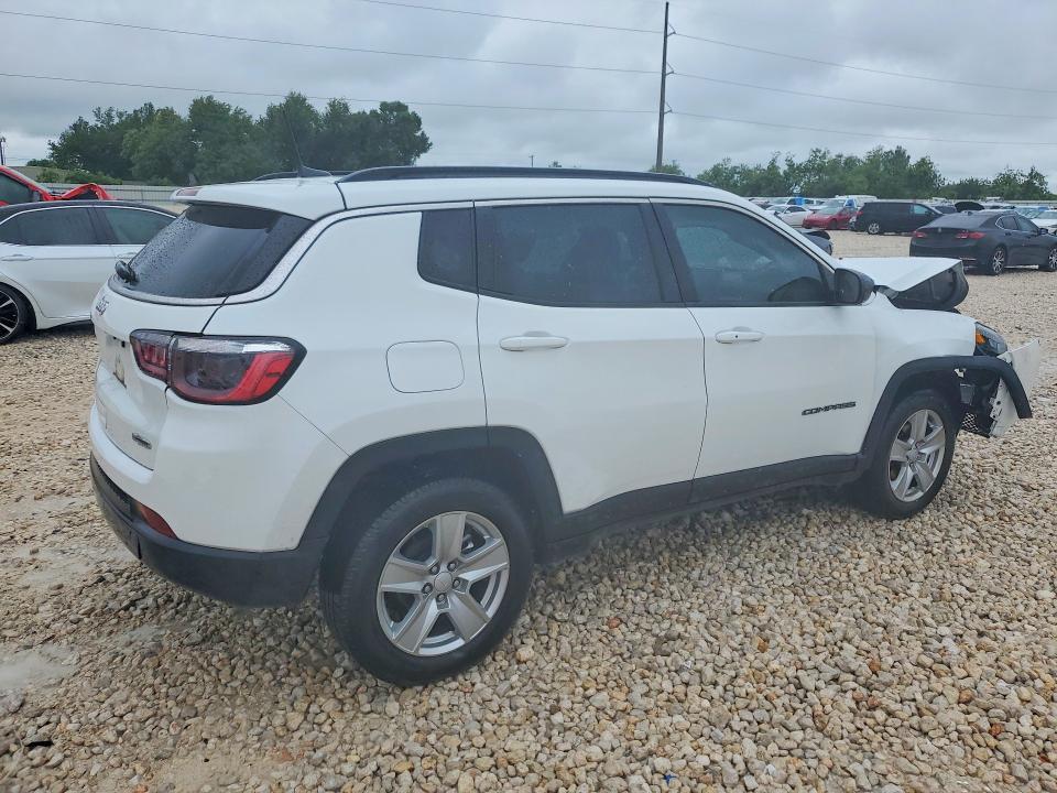 2022 Jeep Compass VIN 3C4NJDBB8NT217072 COPART salvage auction — FRONT END, Tx - Salvage Vehicle Title, sold $3,300 on 2026-07-02 (photo 3)