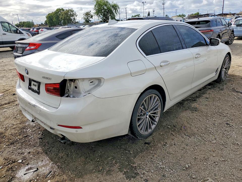 2018 BMW 5er VIN WBAJA5C52JWA36003 COPART salvage auction — REAR END, Ca - Salvage Certificate, sold $8,500 on 2026-07-16 (photo 3)