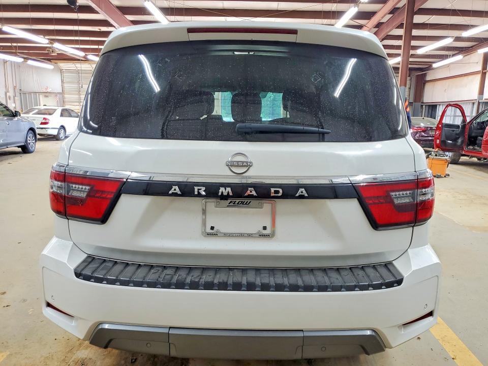 2021 Nissan Armada VIN JN8AY2AC4M9147834 COPART salvage auction — FRONT END, Nc - Salvage Certificate Of Title, sold $225 on 2026-07-29 (photo 6)