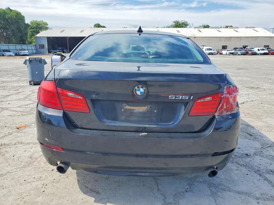 2013 BMW 5 series VIN WBAFR7C54DC819742 COPART salvage auction — NORMAL WEAR, TX - CERTIFICATE OF TITLE, sold $1,250 on 2026-07-02 (photo 6)