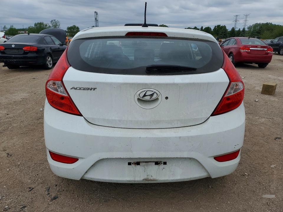 2013 Hyundai Accent VIN KMHCT5AE7DU136678 COPART salvage auction — FRONT END, Il - Salvage Certificate, sold $325 on 2026-07-28 (photo 6)