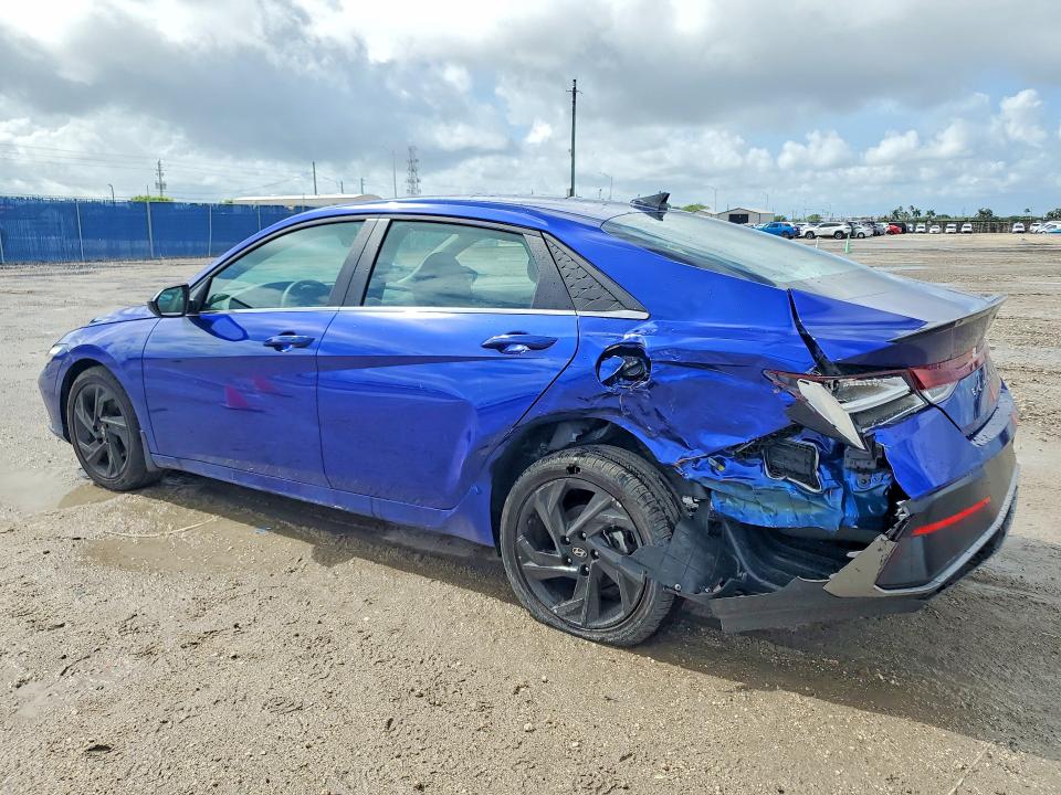 2026 Hyundai Elantra VIN KMHLS4DG3TU114668 COPART salvage auction — REAR END, Fl - Cert Of Title Slvg Rebuildable, sold $7,100 on 2026-07-15 (photo 2)