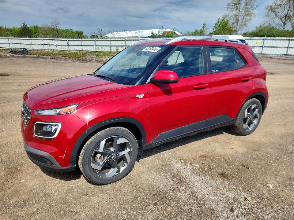 2021 Hyundai Venue VIN KMHRC8A39MU099739 COPART salvage auction — HAIL, Oh - Cert Of Title-Salvage, sold $3,500 on 2026-07-13 (photo 1)