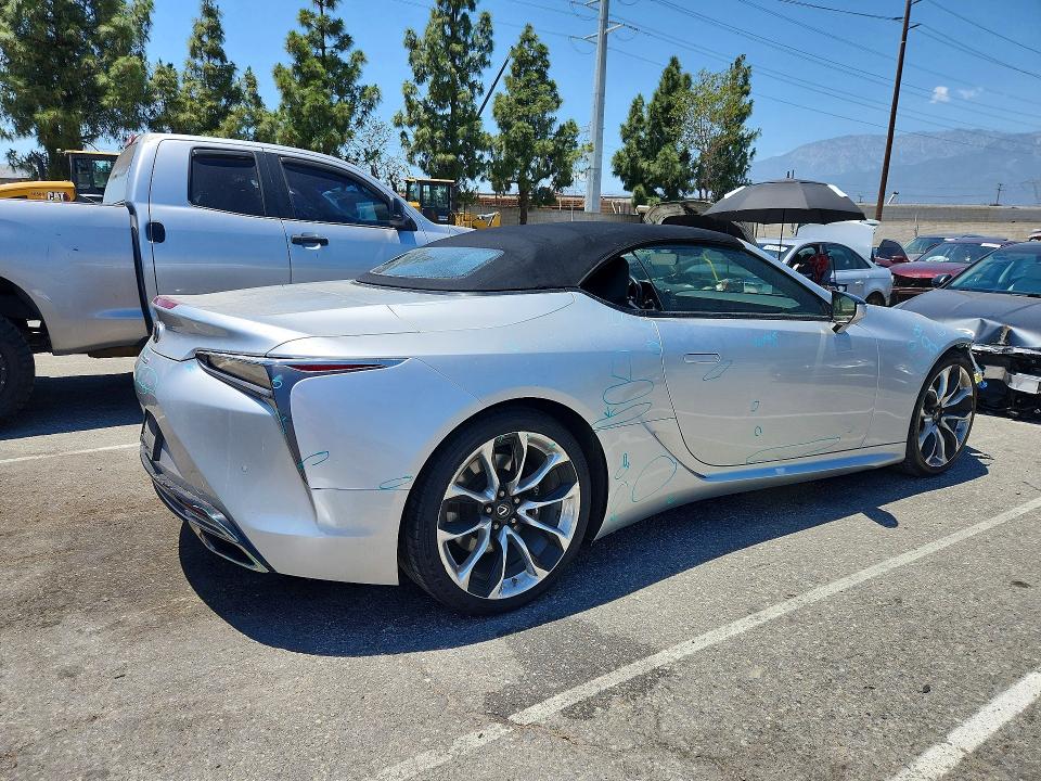 2021 Lexus Lc 500 VIN JTHKPAAY4MA104214 COPART salvage auction — FRONT END, CA - SALVAGE CERTIFICATE, sold $36,750 on 2026-07-07 (photo 3)