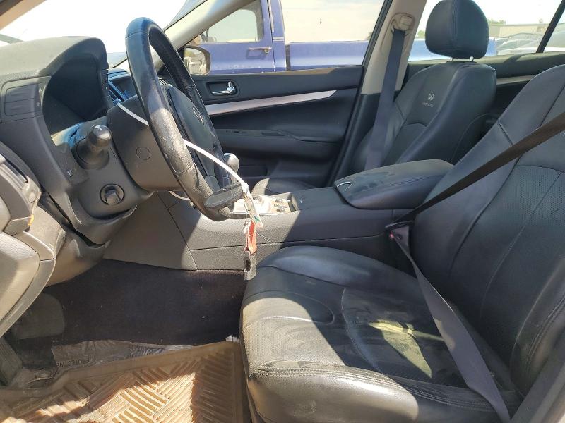 2012 Infiniti G VIN JN1CV6AR9CM676137 COPART salvage auction — SIDE, Ca - Salvage Certificate, sold $1,200 on 2026-07-06 (photo 7)