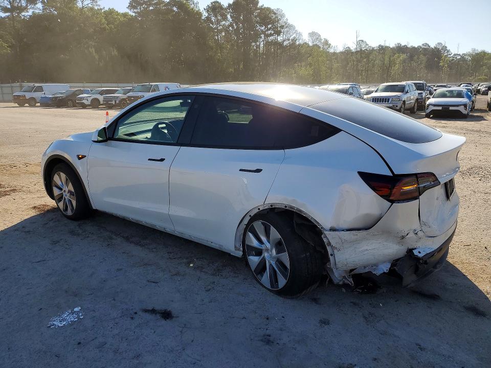 2021 Tesla Model y VIN 5YJYGDEE9MF285668 COPART salvage auction — REAR END, Sc - Cert Of Title-Salvage, sold $10,500 on 2026-07-27 (photo 2)