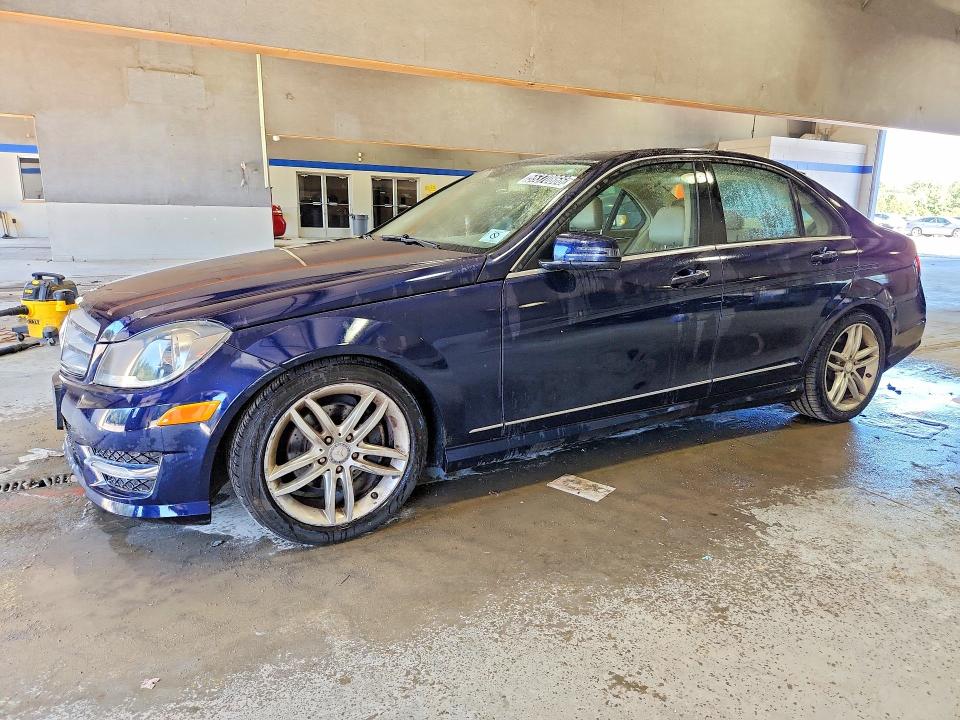 2012 Mercedes-benz C class VIN WDDGF8BB1CR228301 COPART salvage auction — MINOR DENT/SCRATCHES, Va - Certificate Of Title, sold $1,750 on 2026-07-14 (photo 1)
