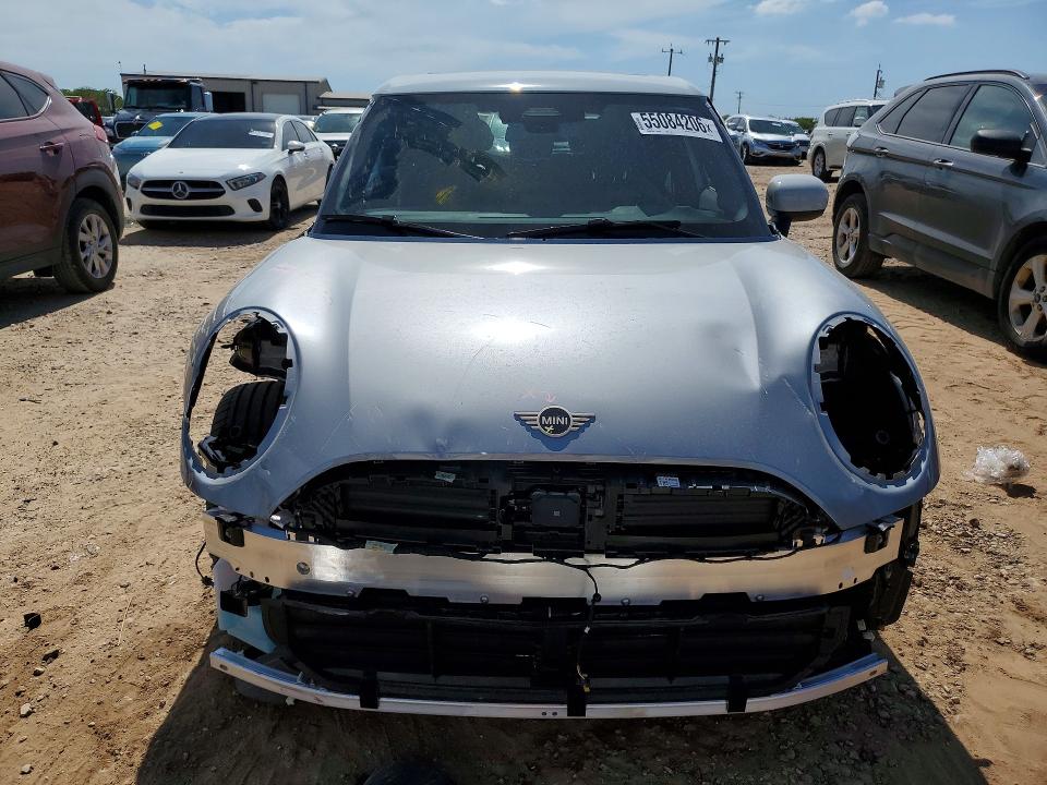 2026 Mini Cooper VIN WMW43GD01T2Y23201 COPART salvage auction — FRONT END, Tx - Salvage Vehicle Title, sold $12,700 on 2026-07-30 (photo 5)