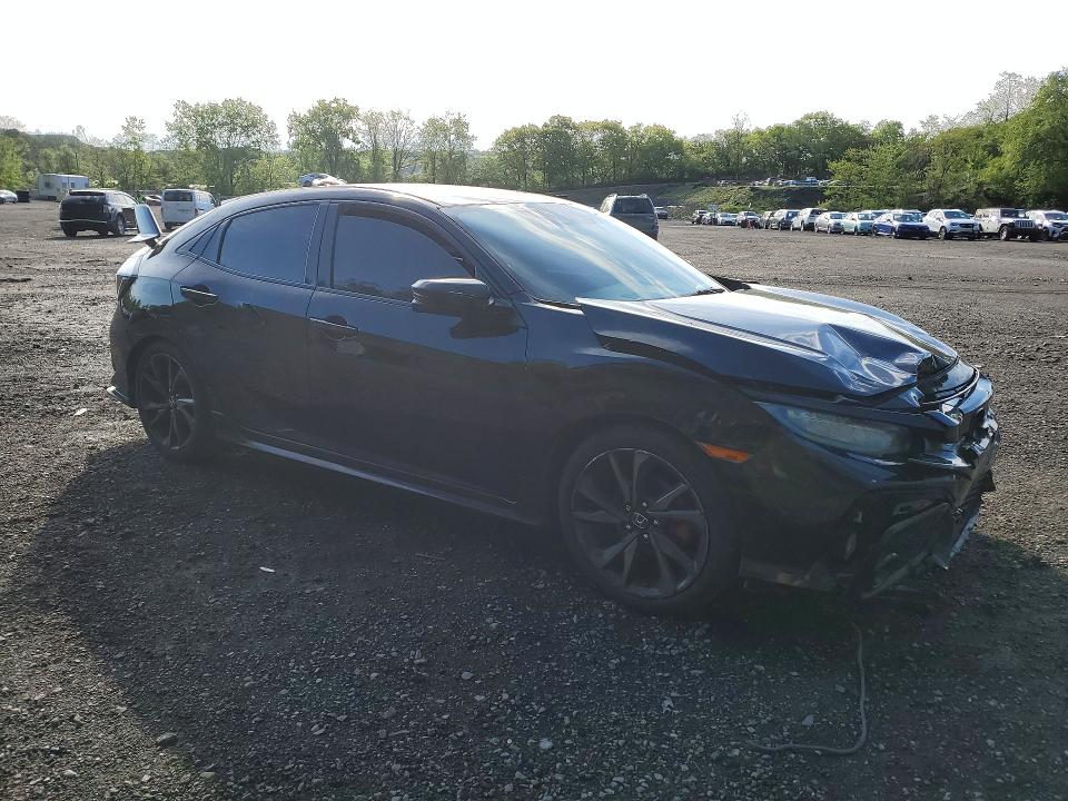 2018 Honda Civic VIN SHHFK7H91JU403406 COPART salvage auction — FRONT END, Ny - Mv-907A Salvage Certificate, sold $2,900 on 2026-07-14 (photo 4)