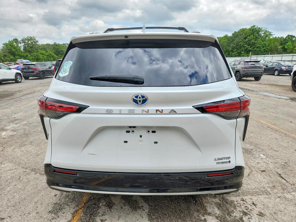 2024 Toyota Sienna VIN 5TDZRKEC2RS209214 COPART salvage auction — HAIL, Ca - Salvage Certificate, sold $24,900 on 2026-07-06 (photo 6)