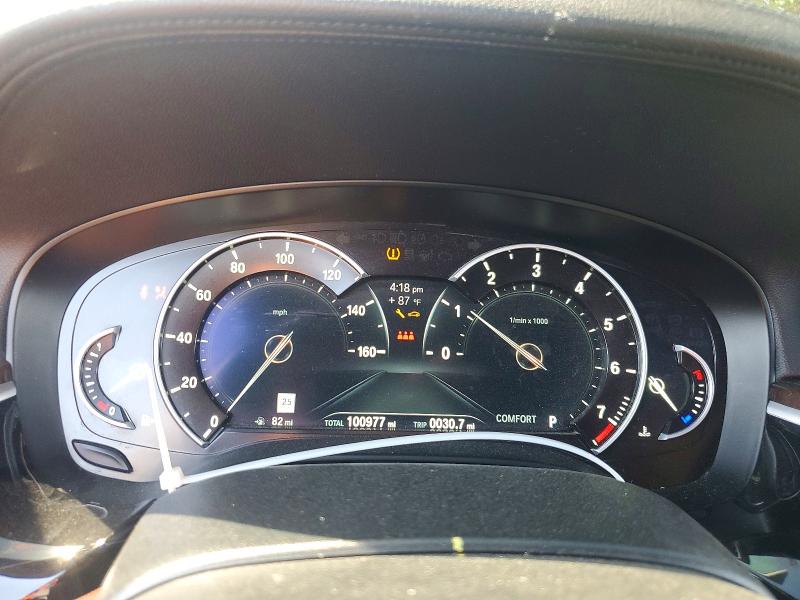 2018 BMW 5er VIN WBAJA7C59JWA71181 COPART salvage auction — MINOR DENT/SCRATCHES, Md - Cert Of Salvage > 75% Damage, sold $3,700 on 2026-07-23 (photo 9)