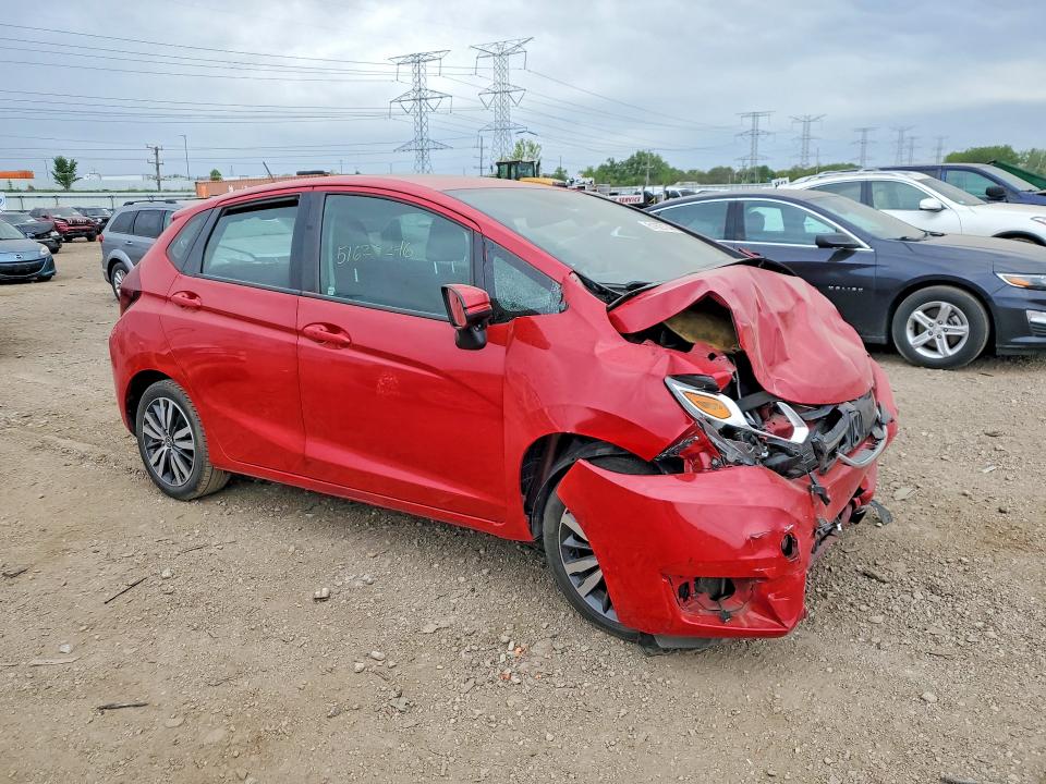 2015 Honda Fit VIN 3HGGK5H83FM728886 COPART salvage auction — FRONT END, Il - Salvage Certificate, sold $425 on 2026-07-09 (photo 4)