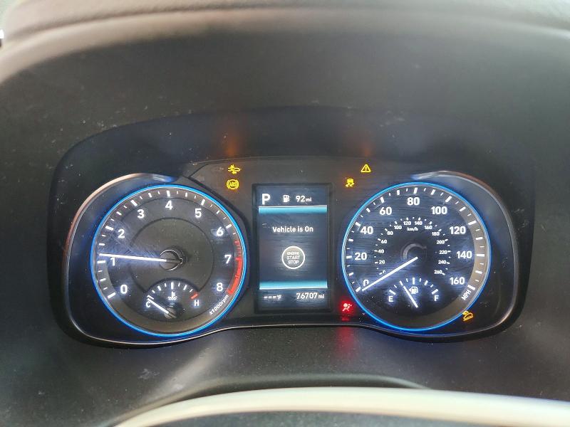 2021 Hyundai Kona VIN KM8K22AA2MU694240 COPART salvage auction — FRONT END, Fl - Cert Of Title Slvg Rebuildable, sold $3,350 on 2026-07-22 (photo 9)