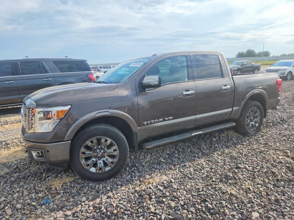 2018 Nissan TITAN VIN 1N6AA1E57JN548011 — COPART salvage auction photo
